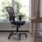 Flash Furniture Dark Gray Mesh Multifunction Chair - Roller Wheels HL-0001-DK-GY-RLB-GG - alternate 1